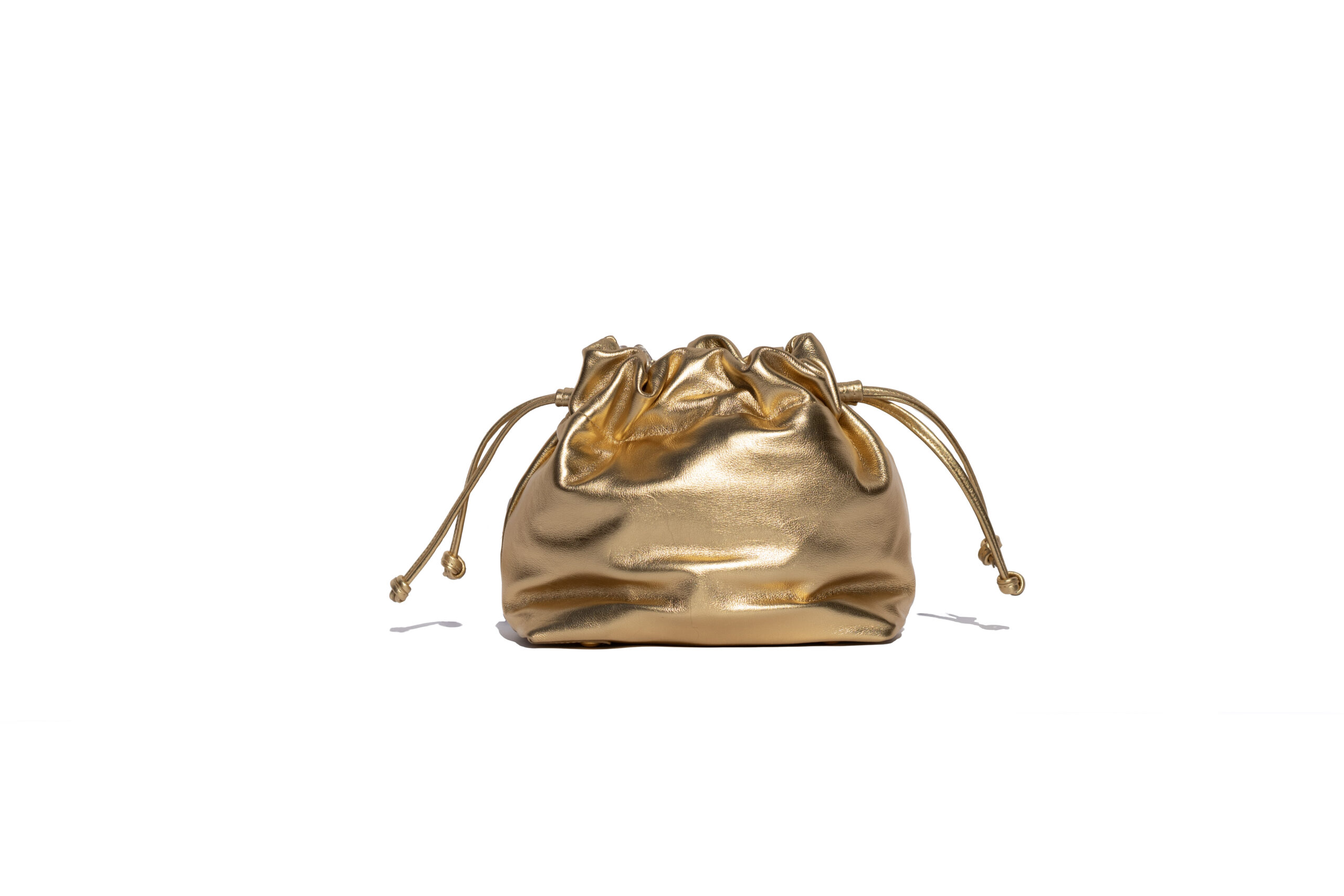 Bolsa Bucket Ouro Vista 2