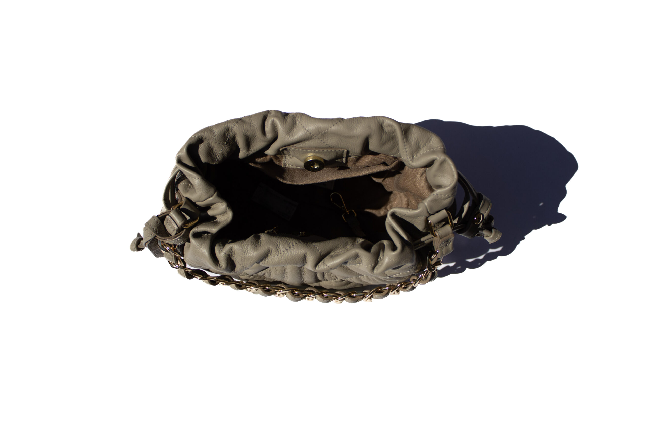 Bolsa Puff Charm Kakhi Vista 3