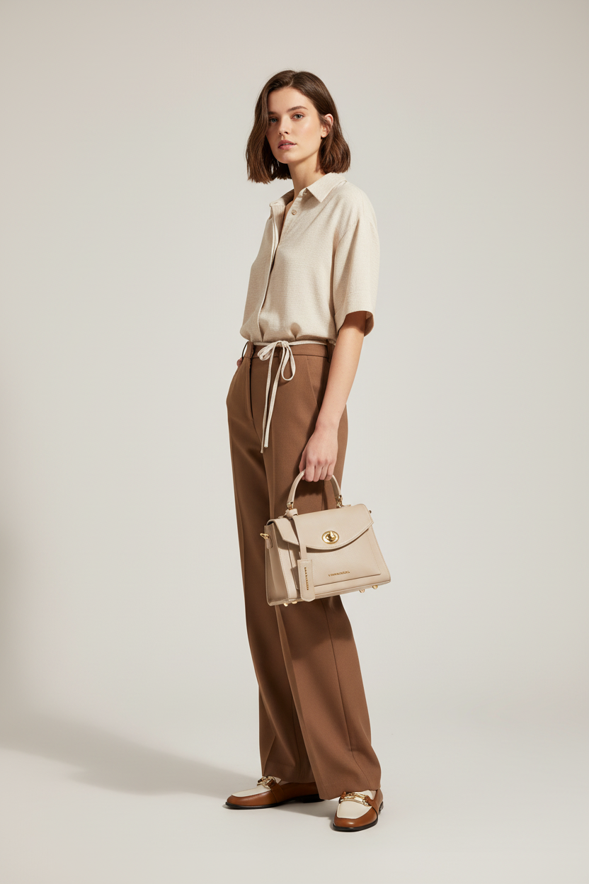 Bolsa Essence Petite Baunilha Vista 6