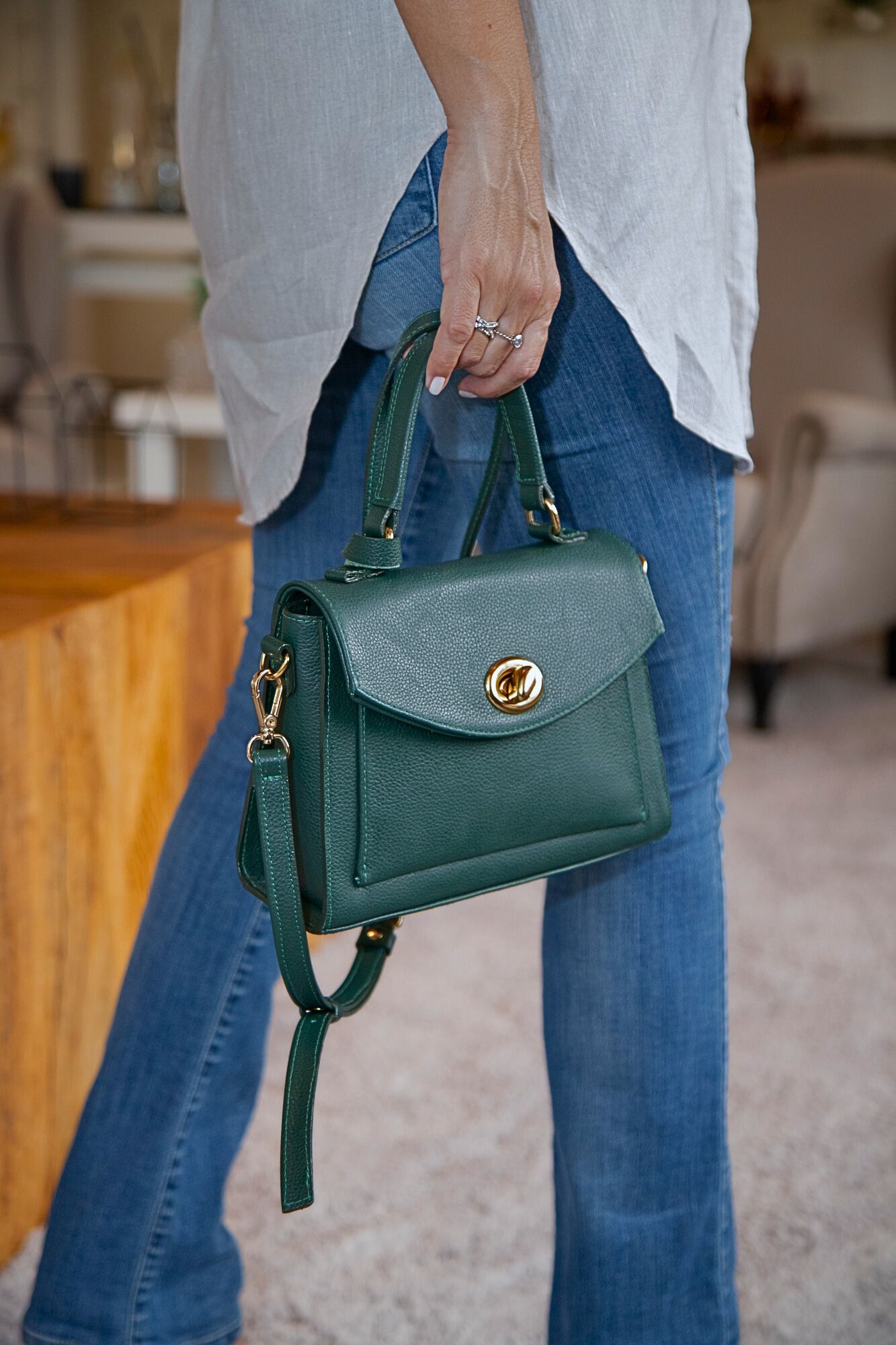 Bolsa Essence Petite Esmeralda Vista 6