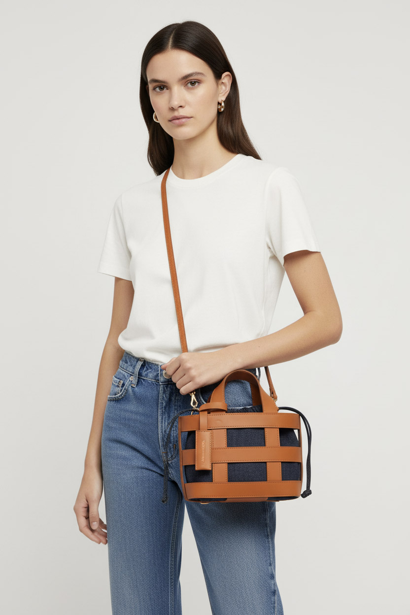 Bolsa La Cesta Jeans e Sella Vista 6